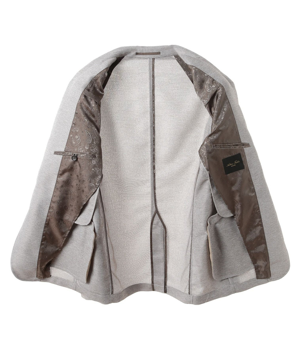 MEN'S BIGI 【ACTIVE TAILOR/アクティブテイラー】カラミメッシュストレッチジャケット ベージュ