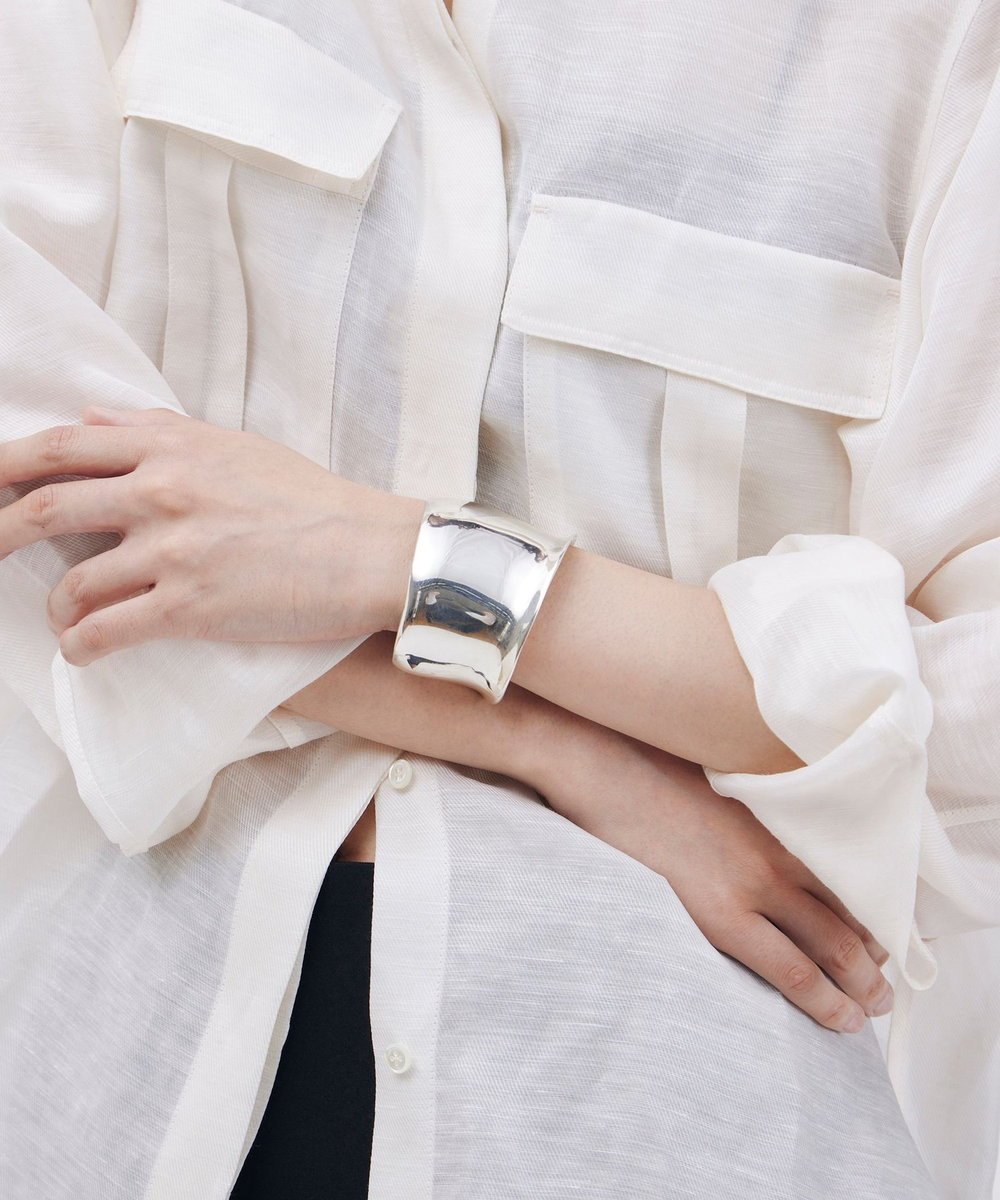 unbilanc ＜JOAQUIN BERAO＞Bangle FLORA SV 01 Mサイズ シルバー