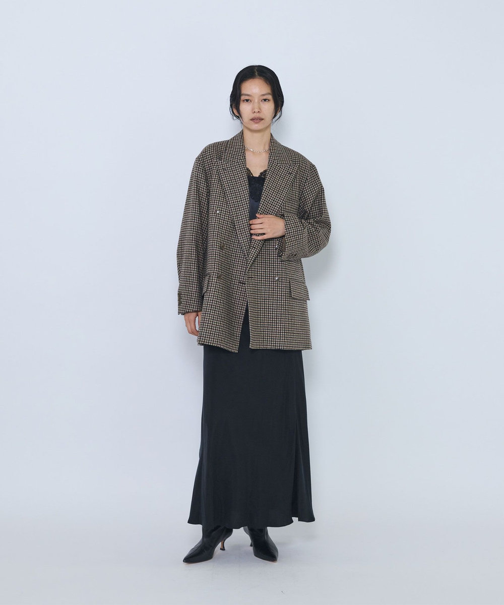 1er Arrondissement キュプラフィブリルマーメイドスカート ブラック