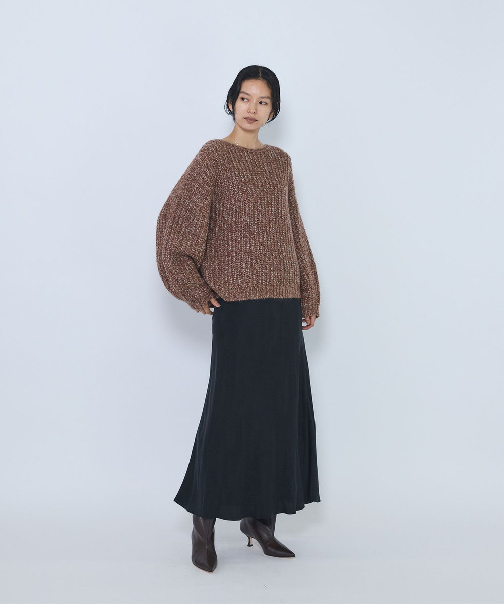 1er Arrondissement キュプラフィブリルマーメイドスカート ブラック