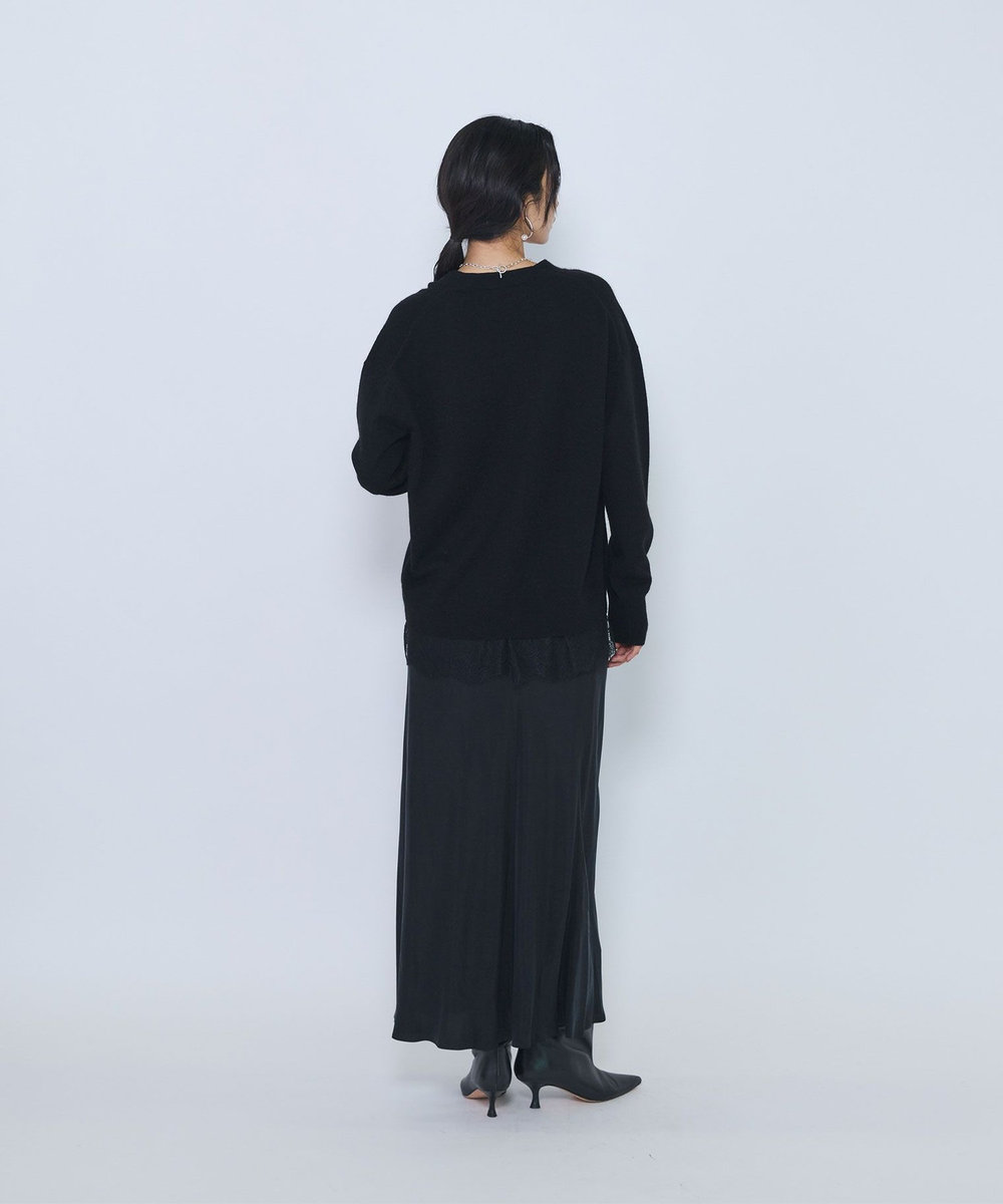 1er Arrondissement キュプラフィブリルマーメイドスカート ブラック