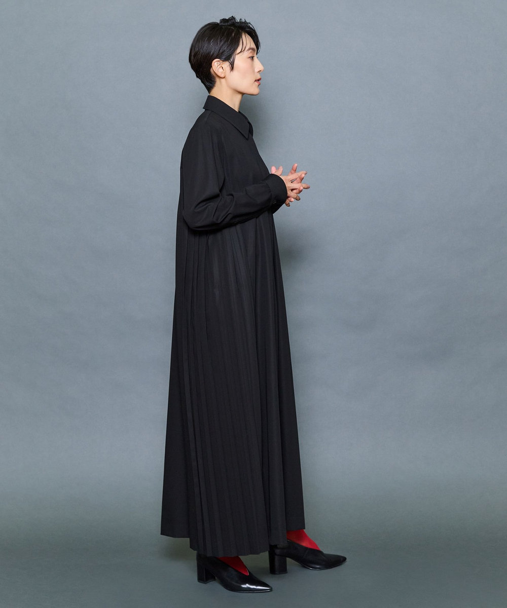 MOGA Collection MOGA Collection コットンラチネワンピース ブラック