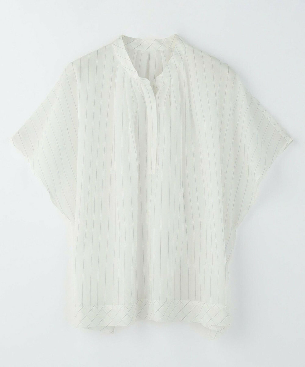 feerique feerique 強撚TCボイルシアーローンブラウス オフホワイト