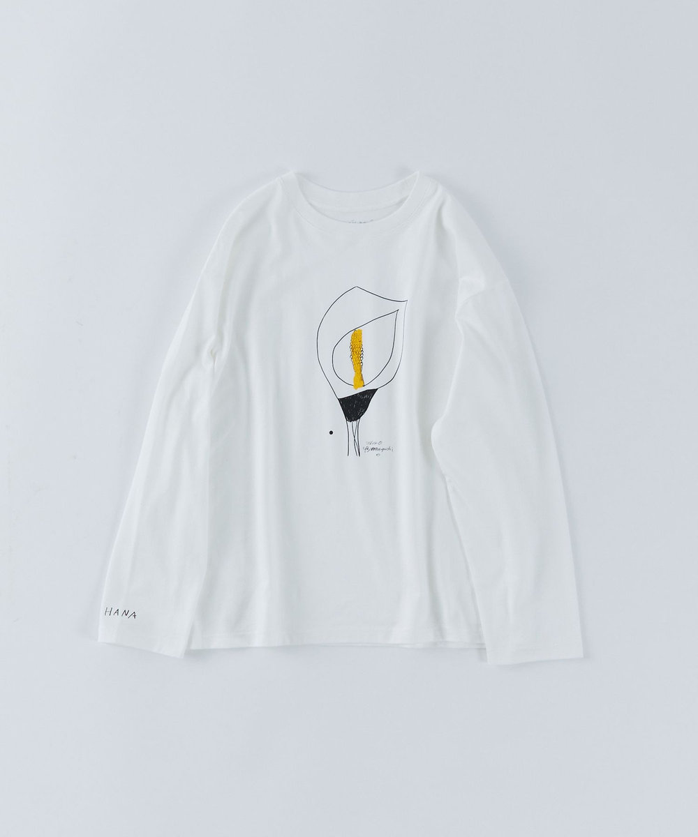 congés payés ADIEU TRISTESSE ichiro yamaguchi. コラボ長袖Ｔシャツ ホワイト系その他