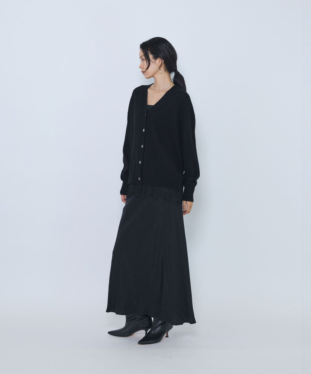 1er Arrondissement キュプラフィブリルマーメイドスカート ブラック