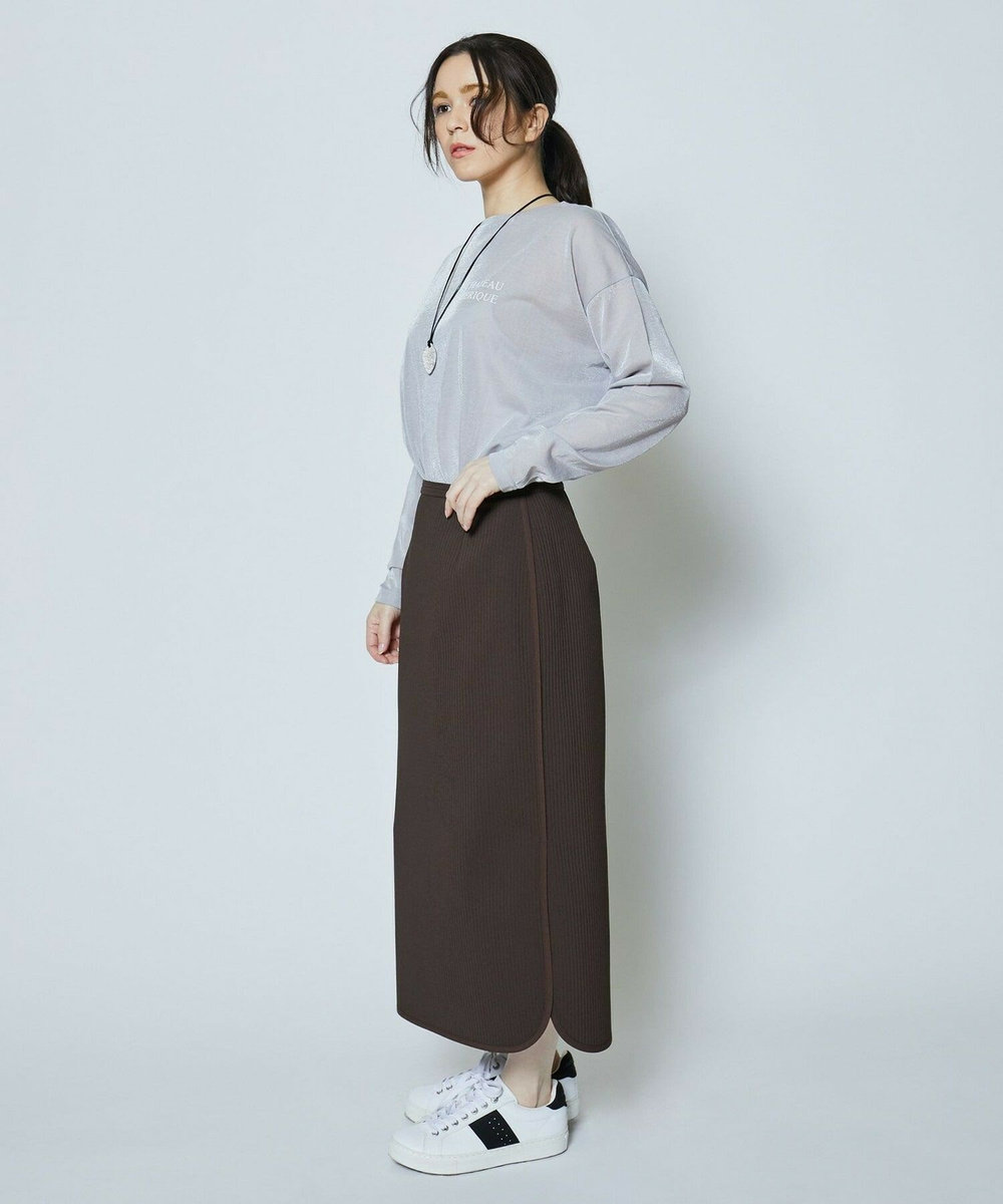 feerique キルトラーレヘムラインスカート ブラウン