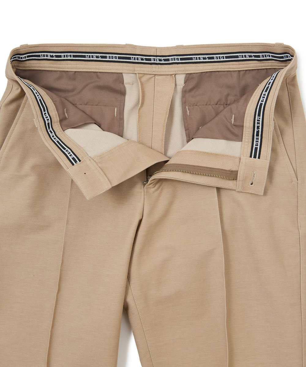 MEN'S BIGI デニムジャージ テーパードパンツ＜ストレッチ＞ ベージュ
