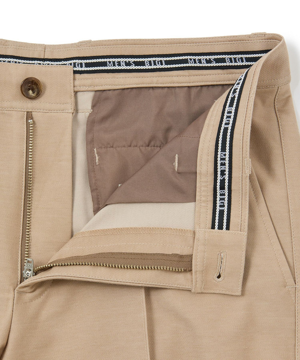 MEN'S BIGI デニムジャージ テーパードパンツ＜ストレッチ＞ ベージュ