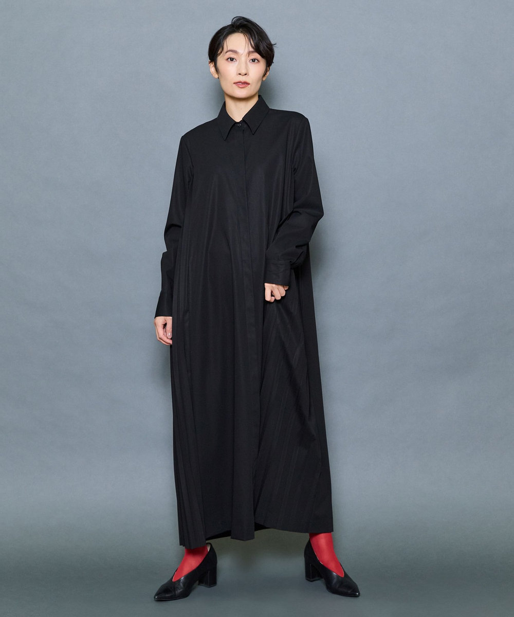 MOGA Collection MOGA Collection コットンラチネワンピース ブラック