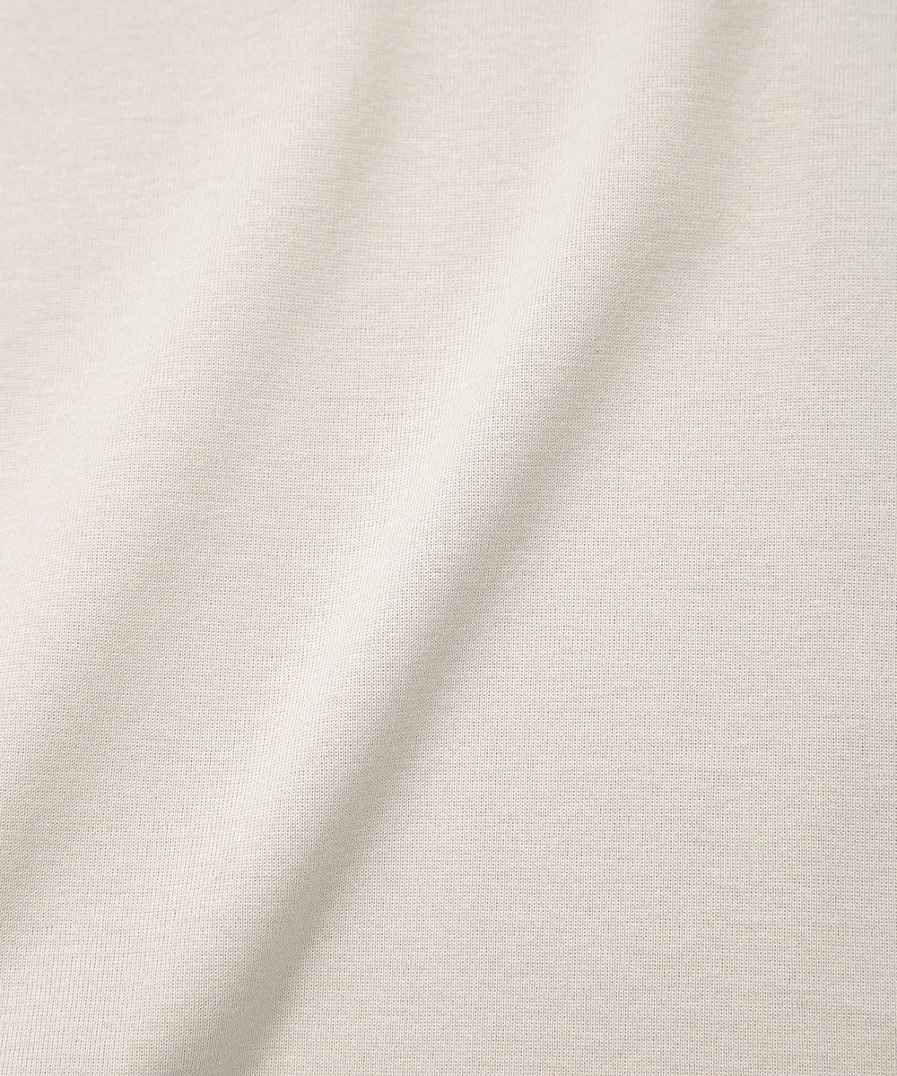 MEN'S BIGI 60/2マーセライズジャージVネックTEE ベージュ
