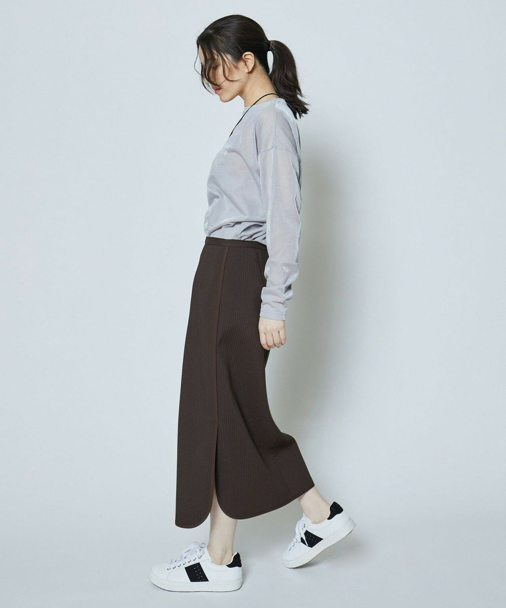 feerique キルトラーレヘムラインスカート ブラウン