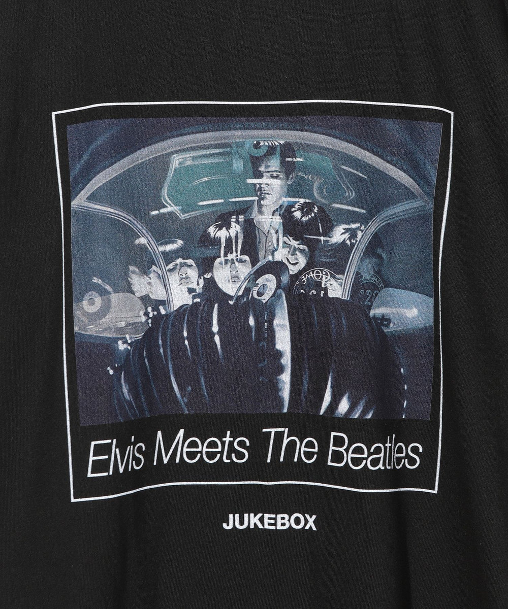 MEN'S BIGI 【THE CULTURE CODE x Klaus Voormann x MEN'S BIGI】 別注プリントT＜The Beatles＞ ブラック