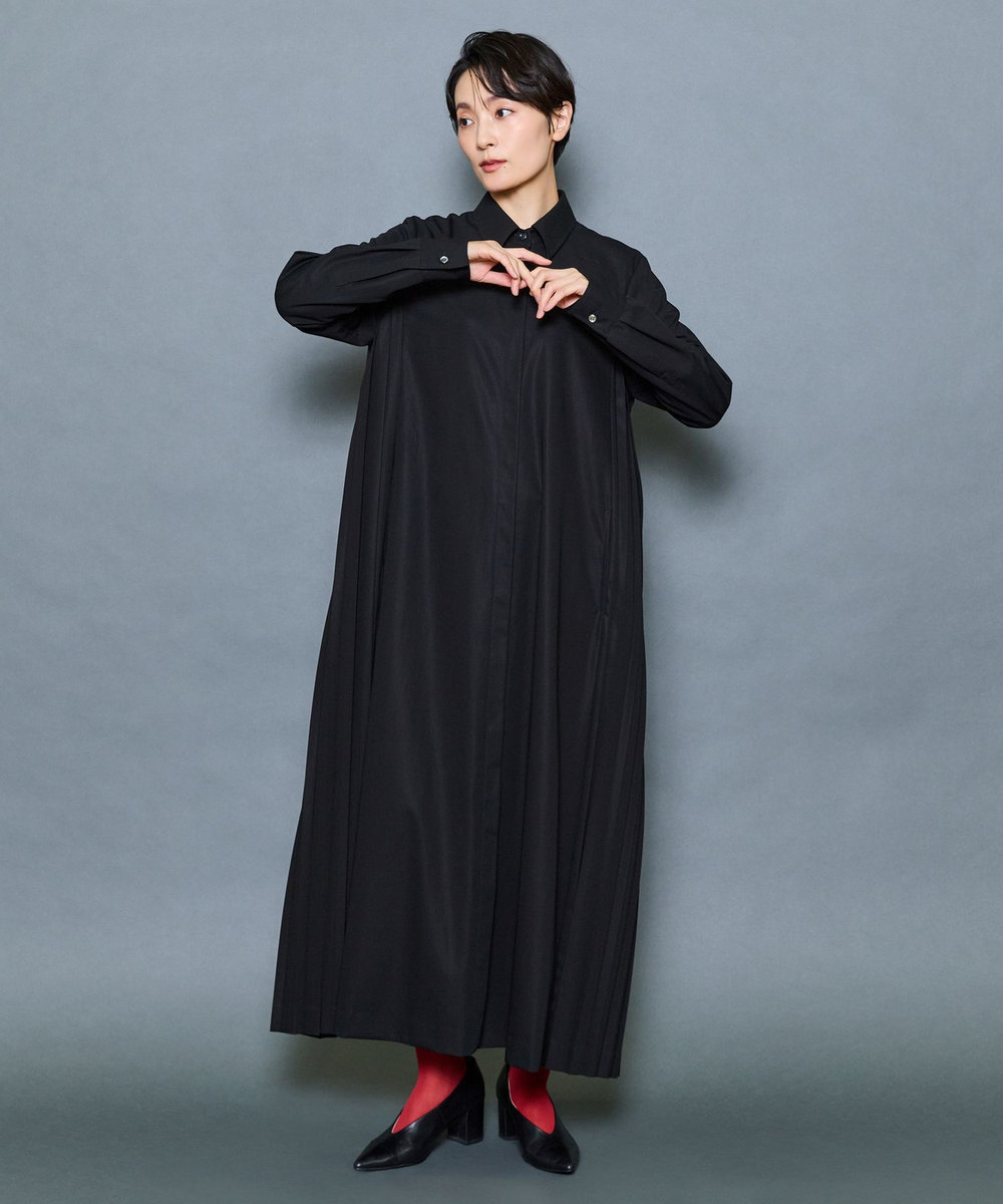 MOGA Collection MOGA Collection コットンラチネワンピース ブラック