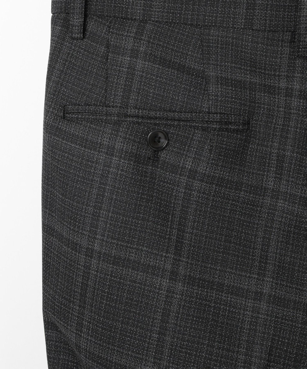 MEN'S BIGI 【ACTIVE TAILOR】ホップサックチェックパンツ グレー