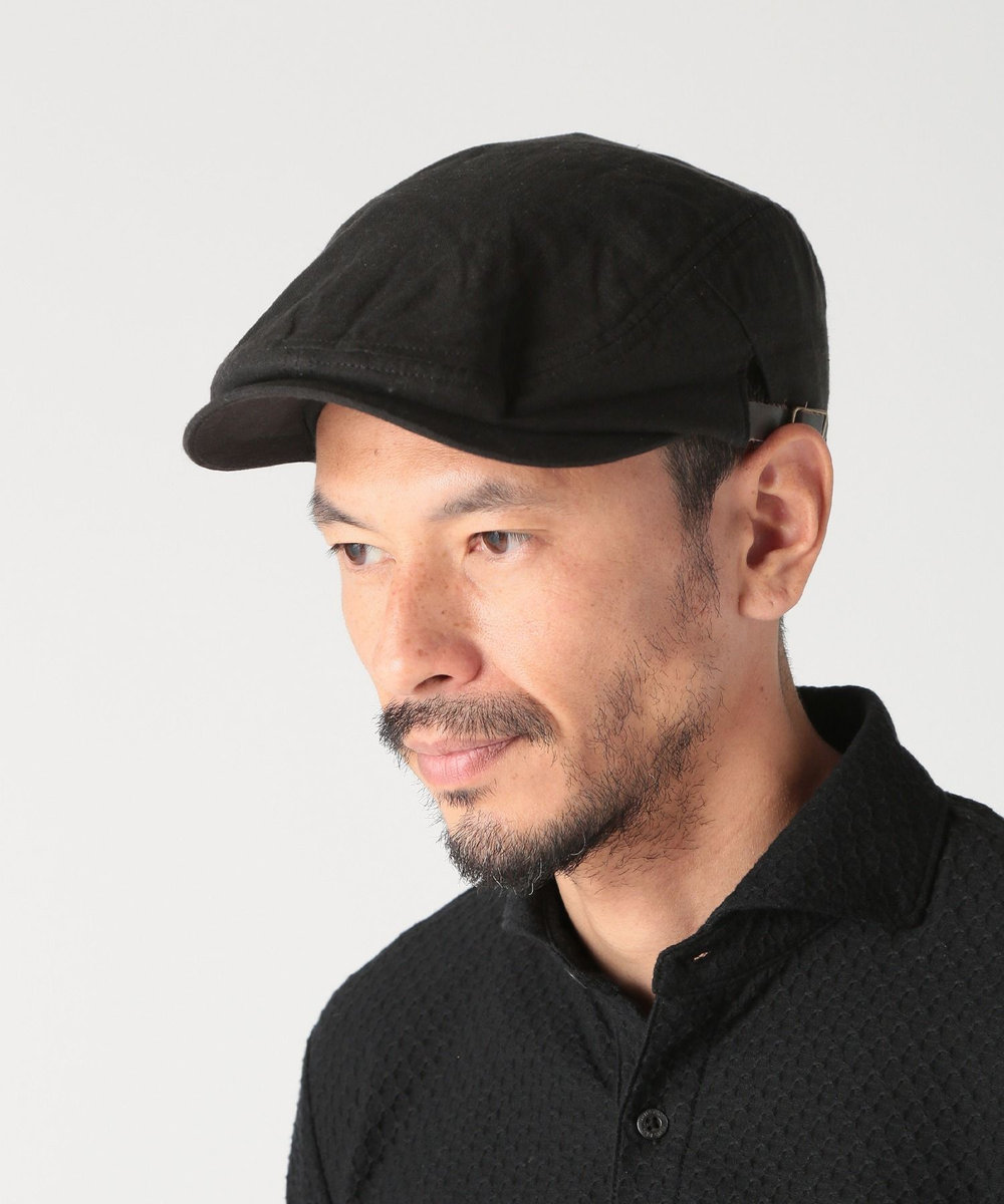 MEN'S BIGI LINEN MIX HUNTING ブラック