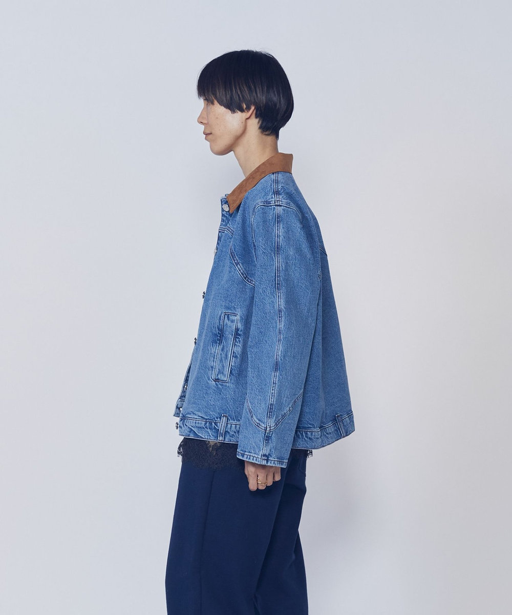 1er Arrondissement ＜BAUN UND PFERDGARTEN（バウムウンドヘルガーデン）＞デニムジャケット ブルー