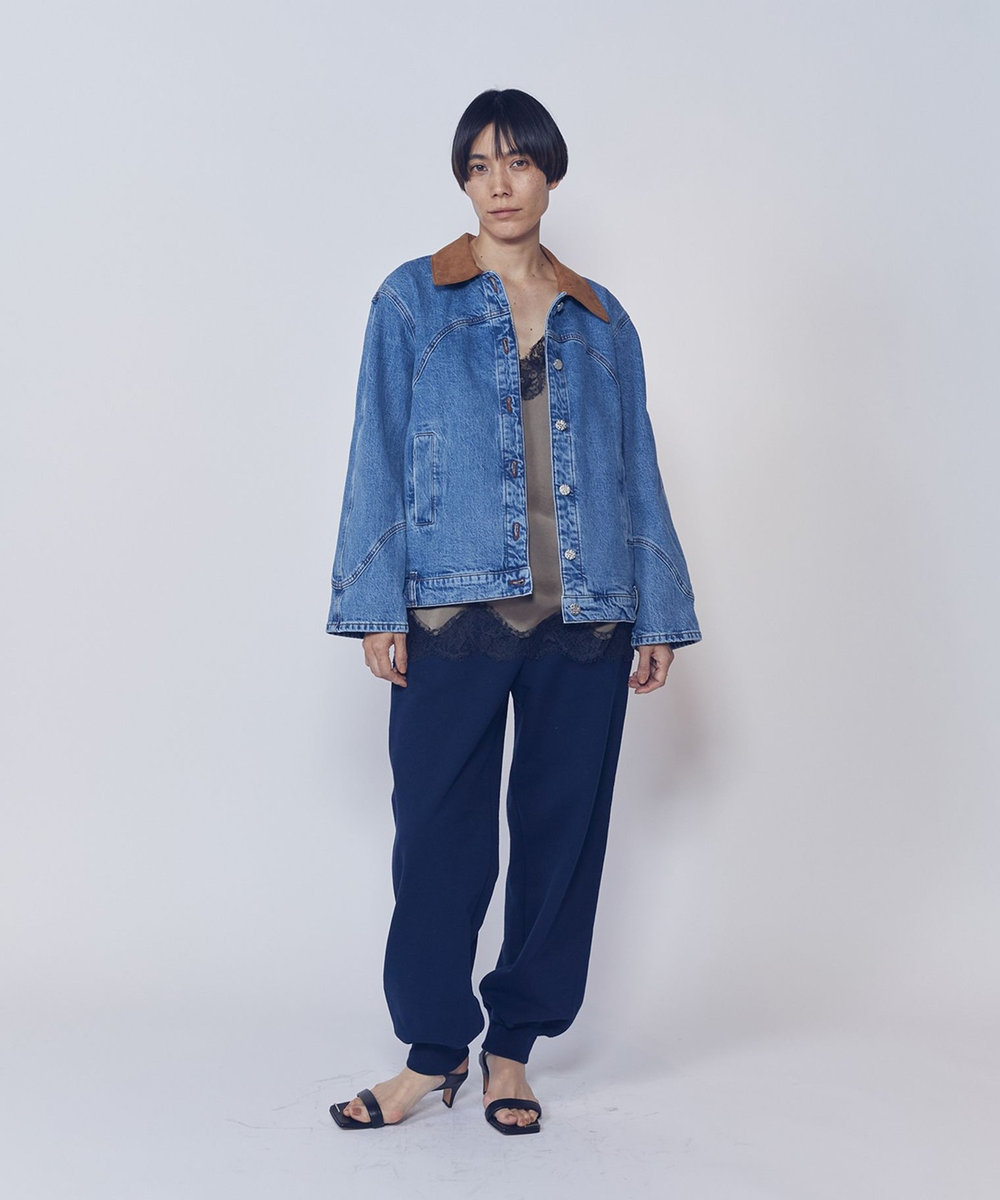 1er Arrondissement ＜BAUN UND PFERDGARTEN（バウムウンドヘルガーデン）＞デニムジャケット ブルー