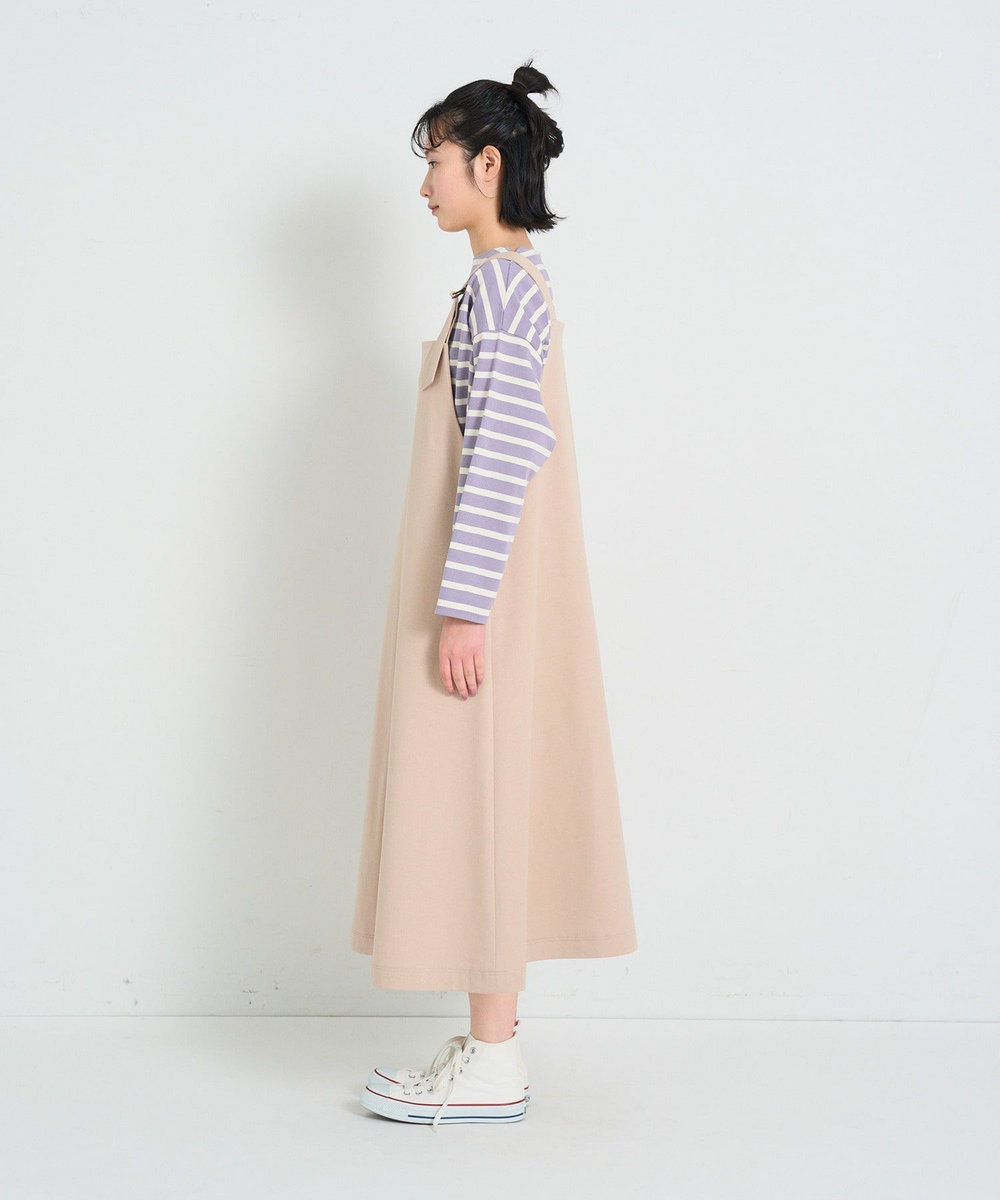 congés payés ADIEU TRISTESSE シンプルポンチジャンスカ ベージュ