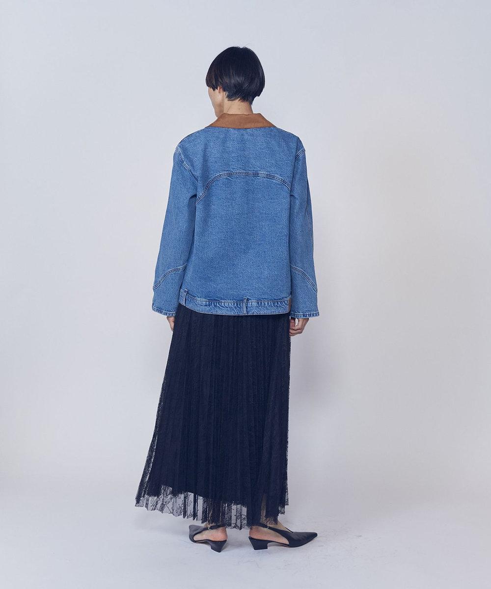 1er Arrondissement ＜BAUN UND PFERDGARTEN（バウムウンドヘルガーデン）＞デニムジャケット ブルー