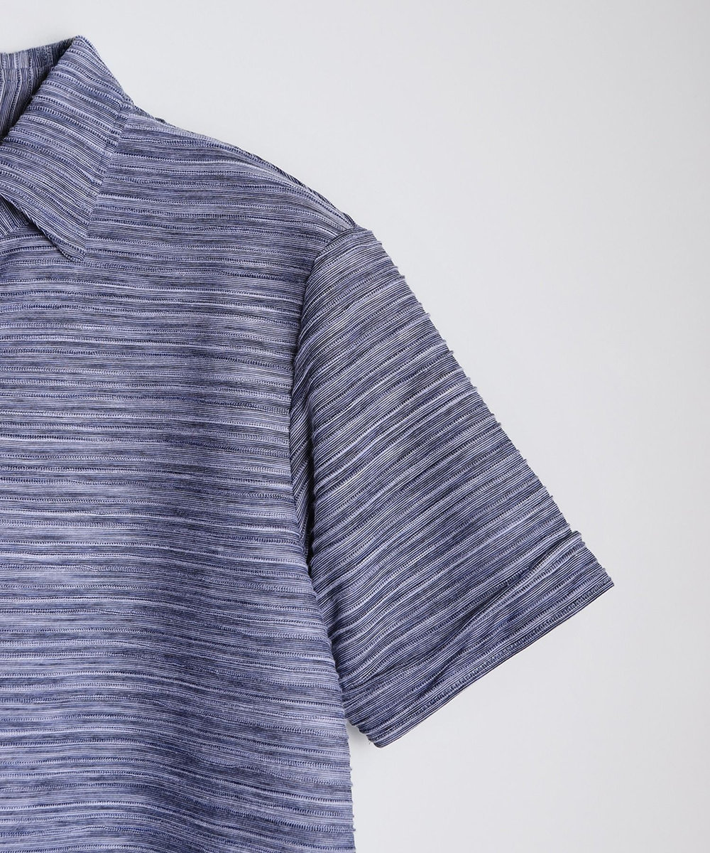 MEN'S BIGI 【WEB限定】スラブタック天竺素材ポロシャツ＜吸水速乾＞ ネイビー