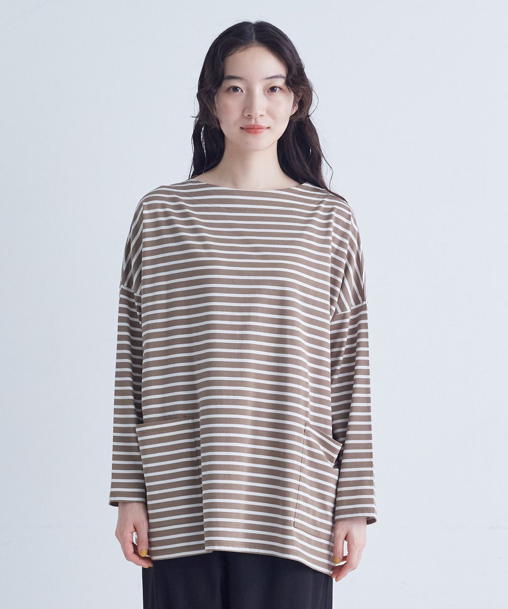congés payés ADIEU TRISTESSE バスクロングシャツ ブラウン系その他