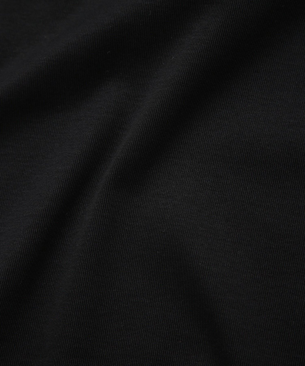 MEN'S BIGI 60/2マーセライズジャージVネックTEE ブラック