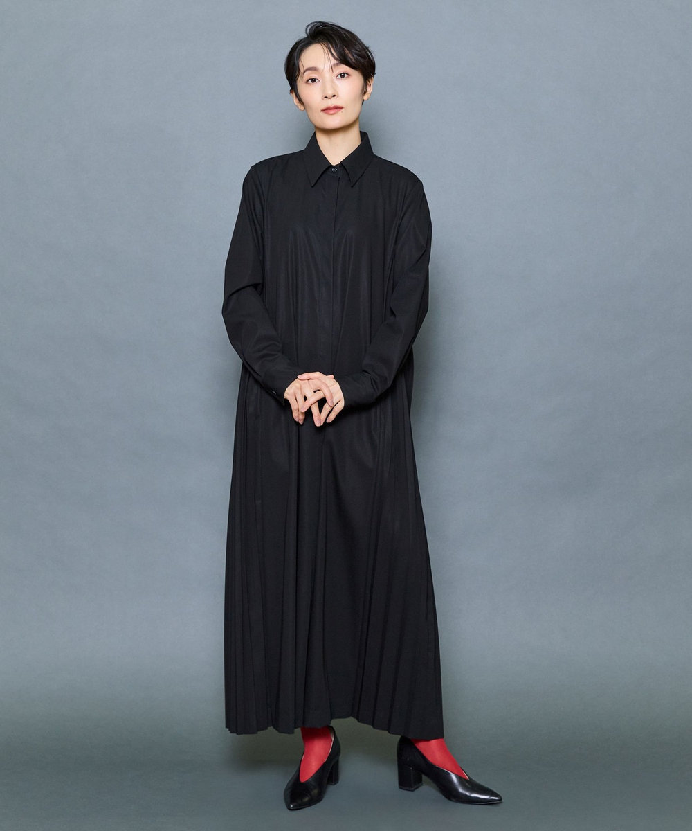MOGA Collection MOGA Collection コットンラチネワンピース ブラック