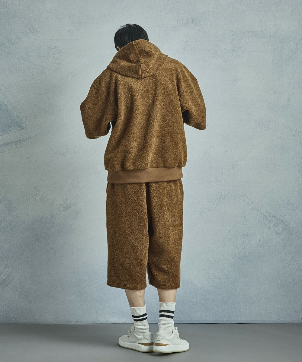 MEN'S BIGI 【50th Anniv . 菊池武夫】WOOL BOA SHORT PANTS ブラウン