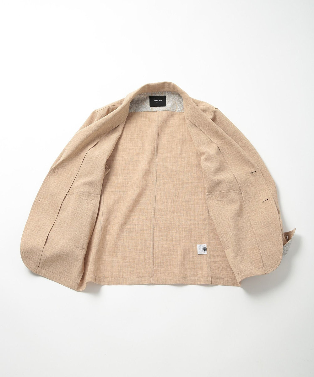 MEN'S BIGI ブッチャーストレッチカジュアルジャケット ベージュ