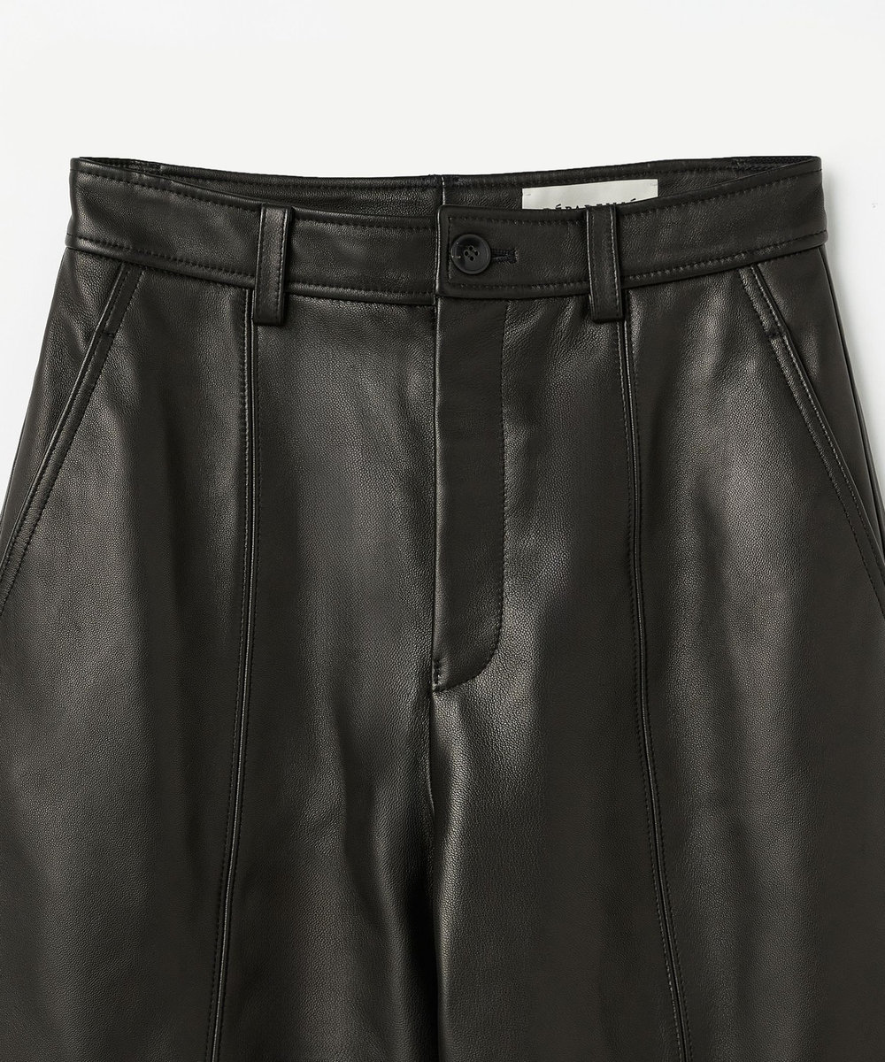 DÉPAREILLÉ LAMB LEATHER PANTS / ラムレザーパンツ ブラック