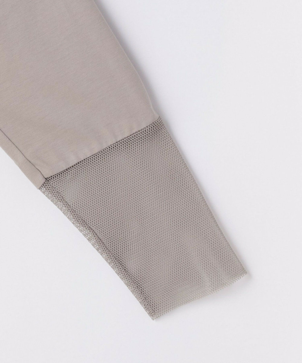 feerique Lサイズ（大きいサイズ） 【大きいサイズ】feerique 　メッシュドッキングプルオーバー グレイッシュベージュ