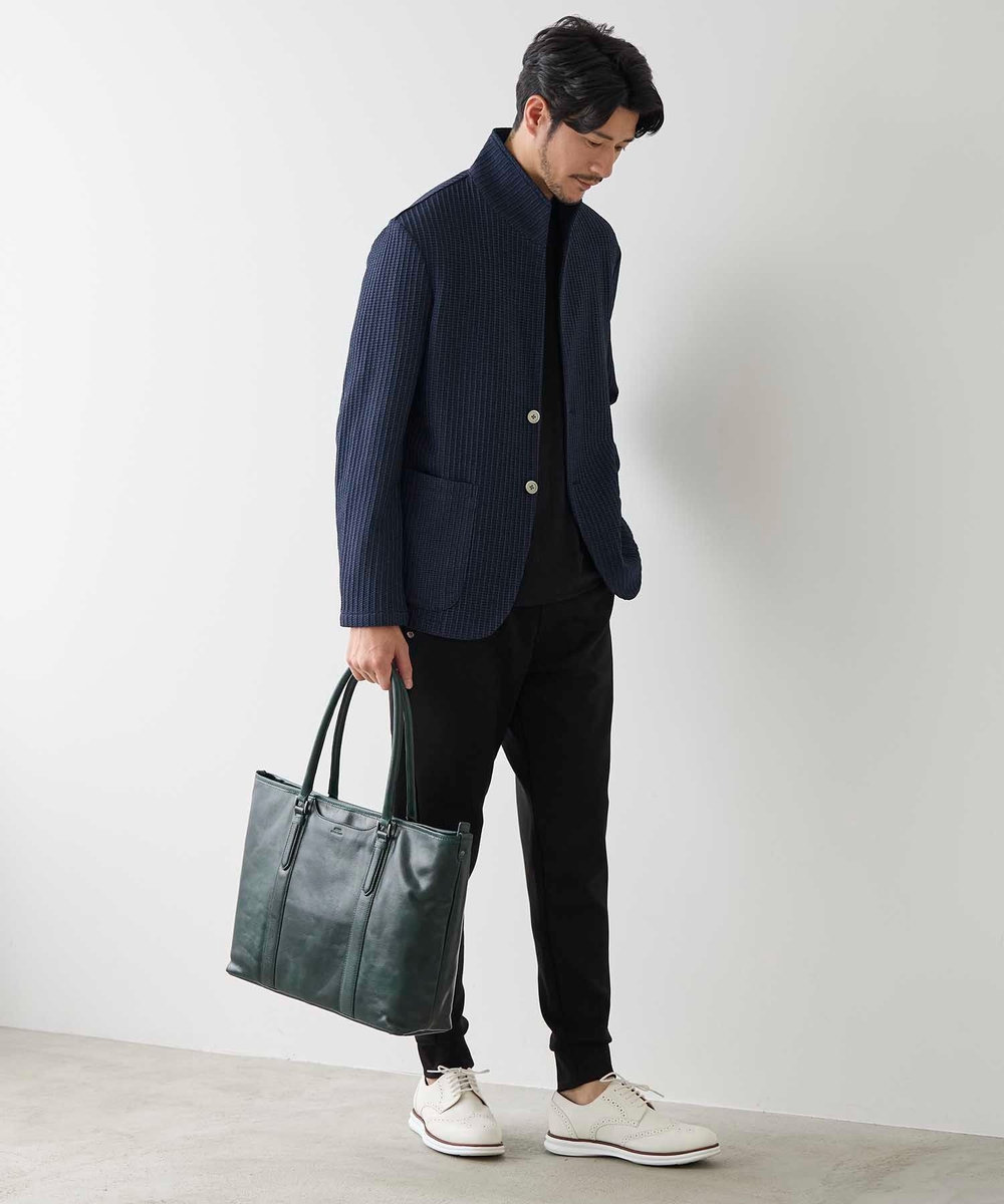 UNION STATION 【SEEKER/シーカー×UNIONSTATION別注】本革トートバッグ グリーン
