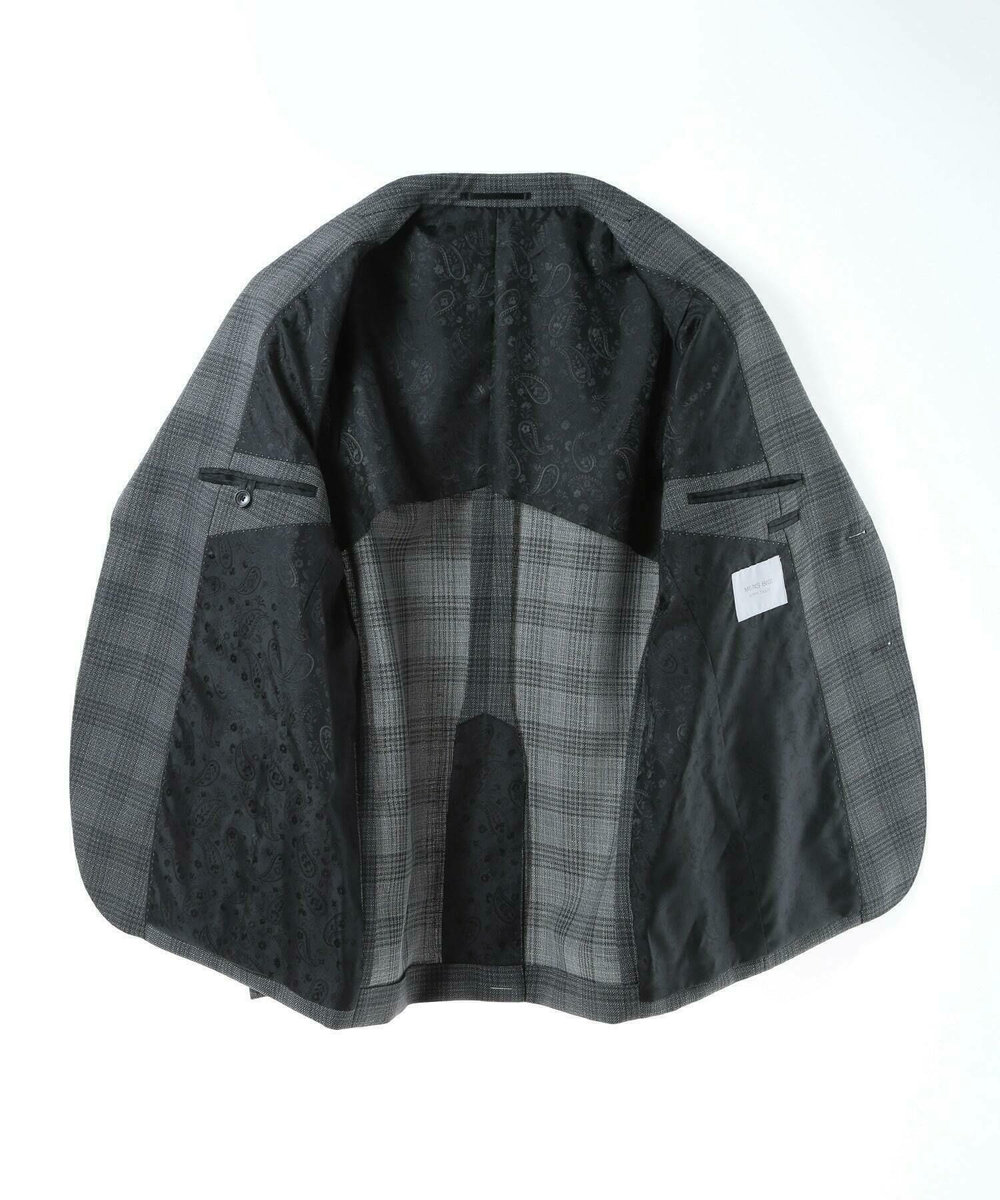 MEN'S BIGI ミックスヤーンブッチャーチェックジャケット グレー
