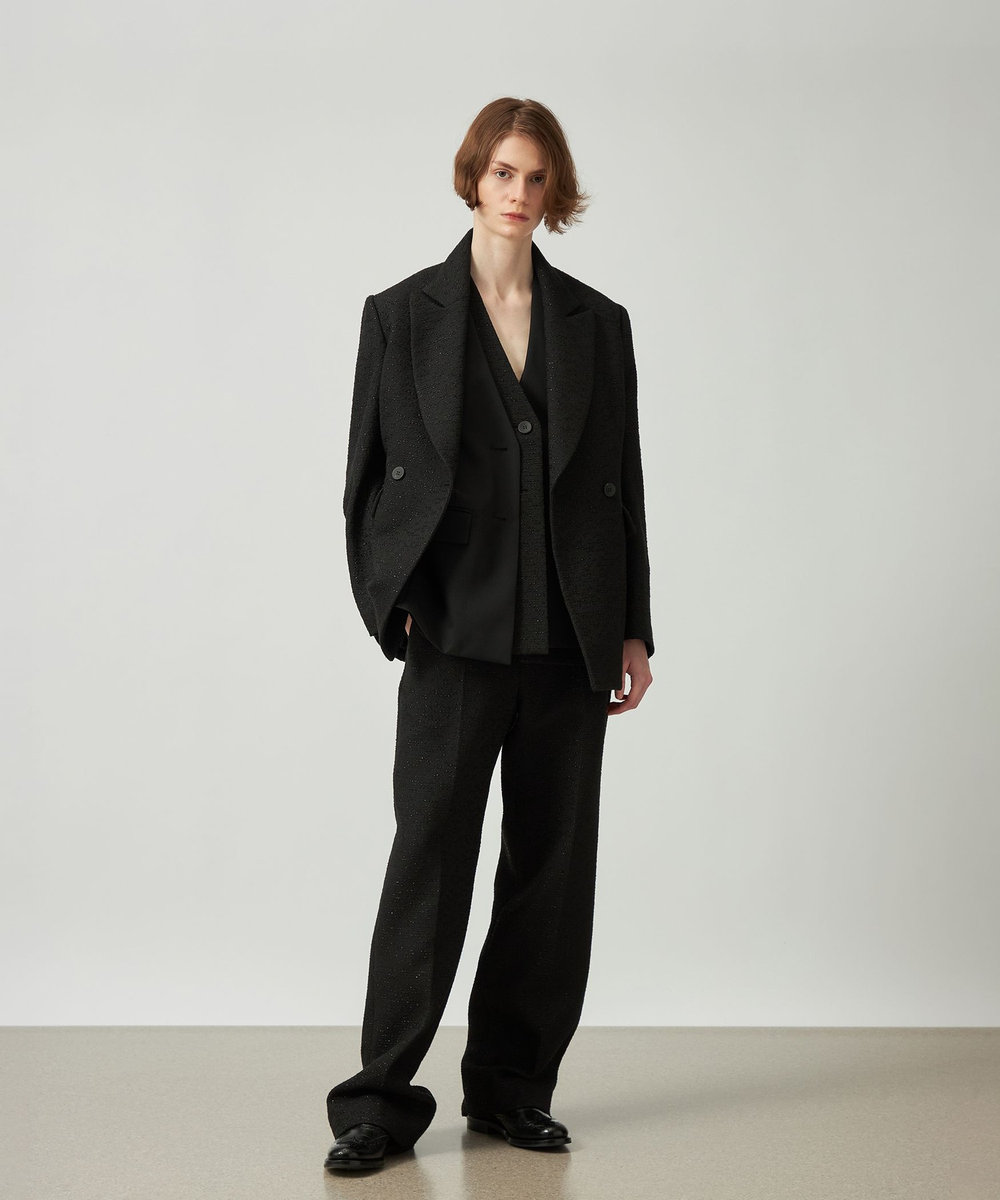 DÉPAREILLÉ TWEED PANTS / ツィードパンツ ブラック