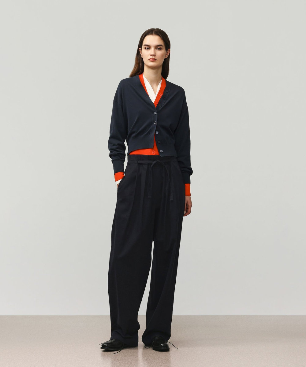 DÉPAREILLÉ ICE COTTON CARDIGAN / アイスコットンカーディガン チャコールグレー