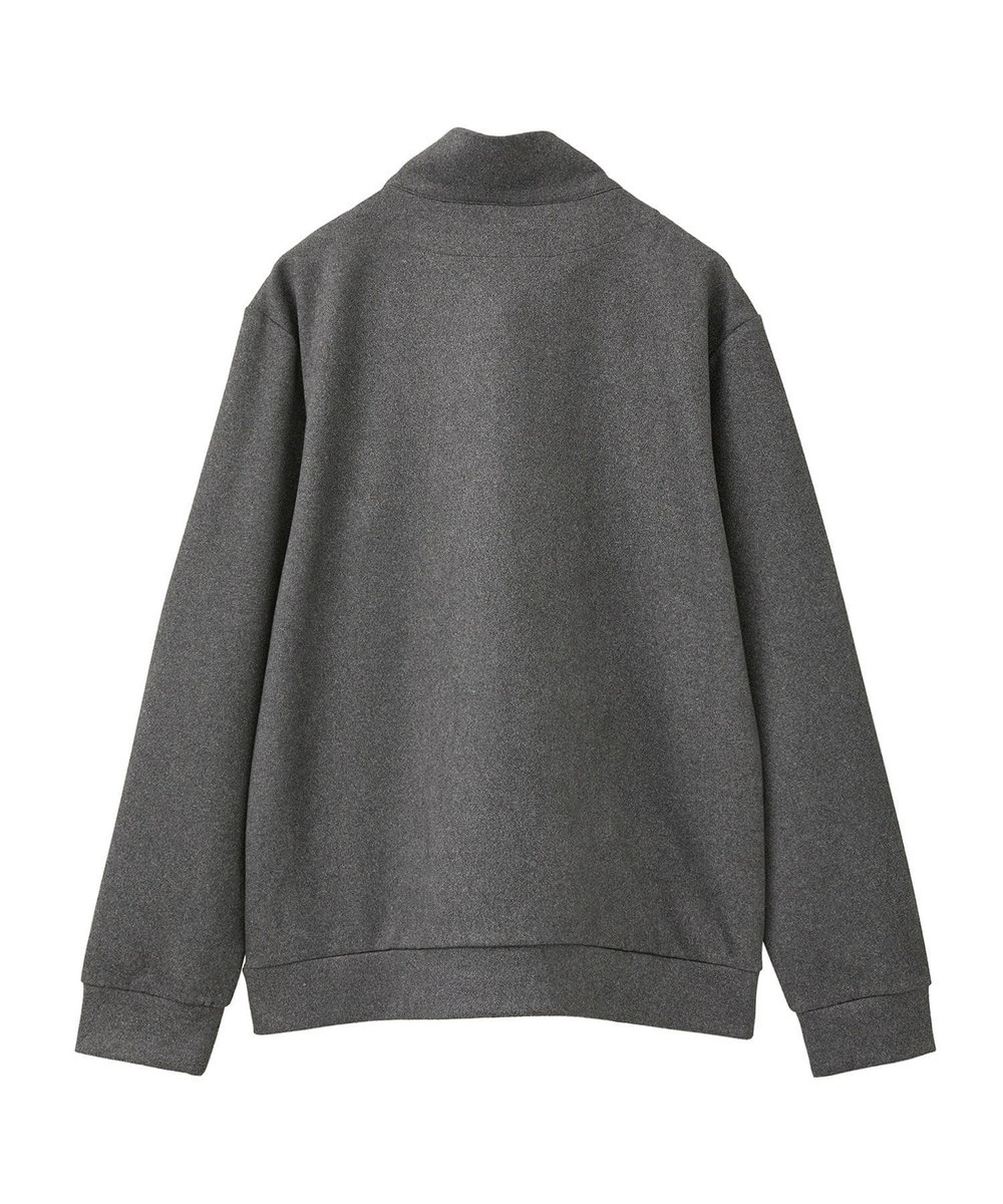 MEN'S BIGI スエードフェイクレイヤードプルオーバー グレー