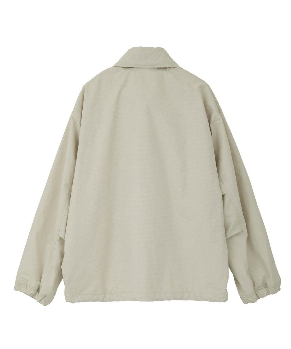MEN'S BIGI リップストップ スタンドカラーブルゾン ベージュ