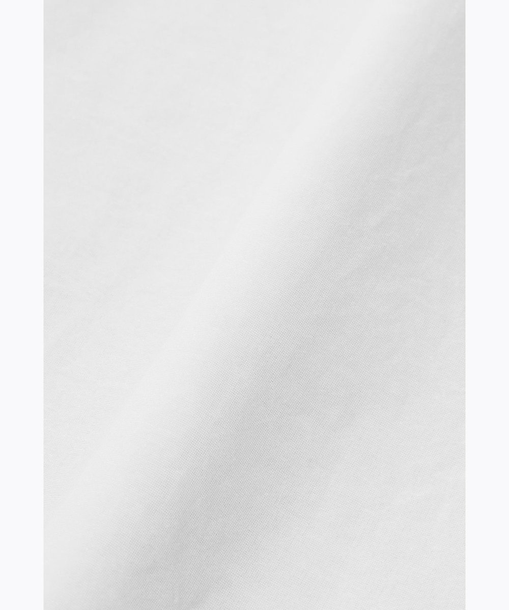 DÉPAREILLÉ ORGANDY NO COLLAR SHIRT / オーガンジーノーカラーシャツ オフホワイト