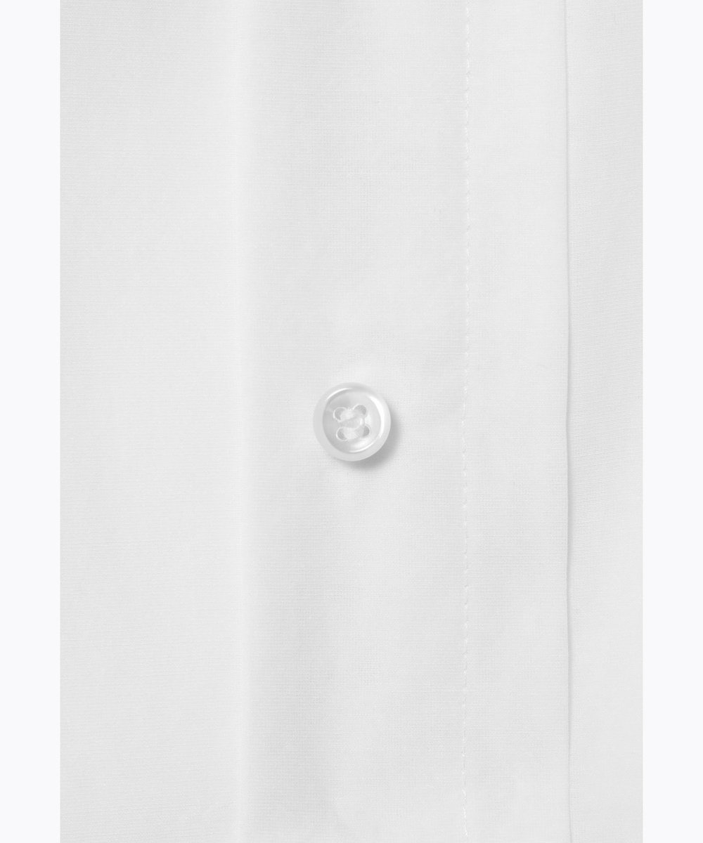 DÉPAREILLÉ ORGANDY NO COLLAR SHIRT / オーガンジーノーカラーシャツ オフホワイト