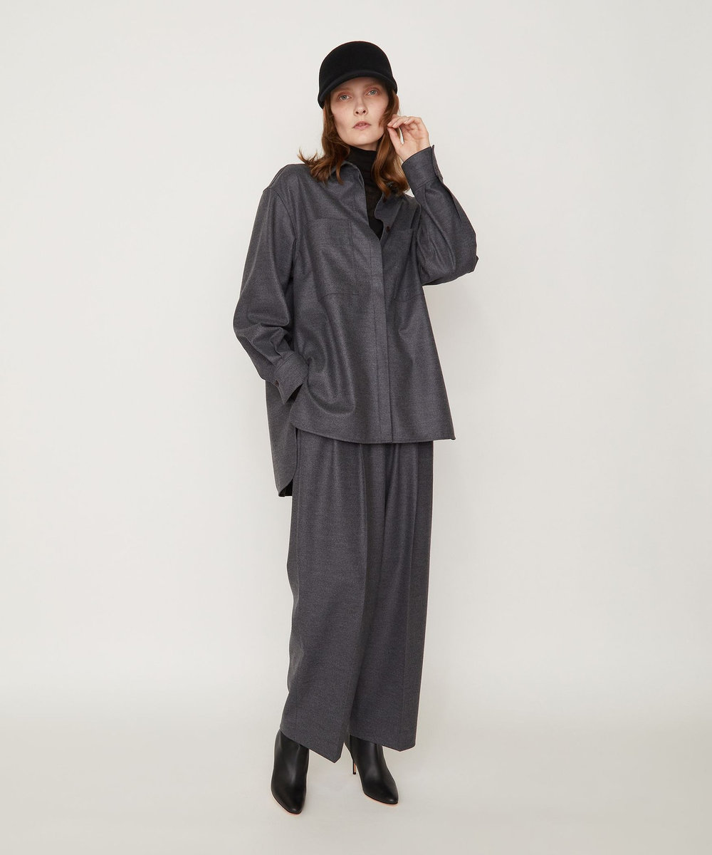 unbilanc バンブルダブルタックパンツ トップグレー