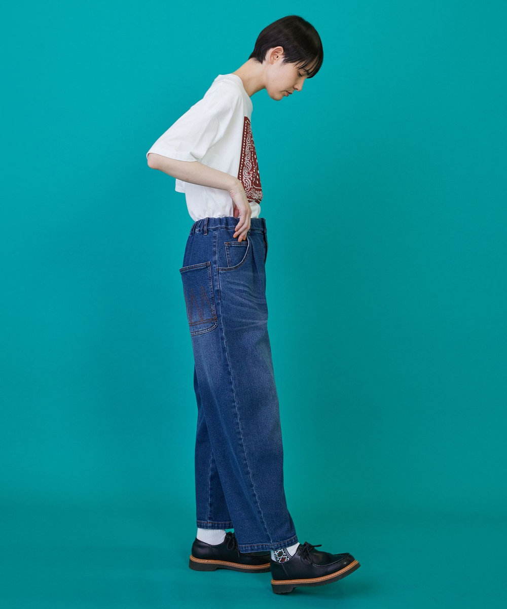 FRAPBOIS カーブデニム3 パンツ ブルー