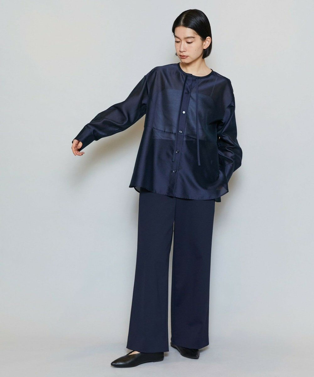 MOGA P/Cポンチワイドパンツ［セットアップ可能］ ネイビー