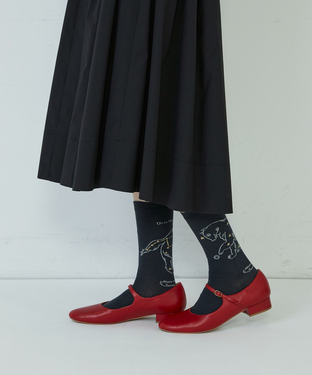 ADIEU TRISTESSE ワンストラップシューズ レッド