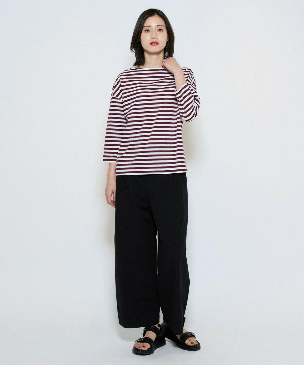 L'EQUIPE raspail×L’EQUIPE 別注ボーダーカットソー ボルドー