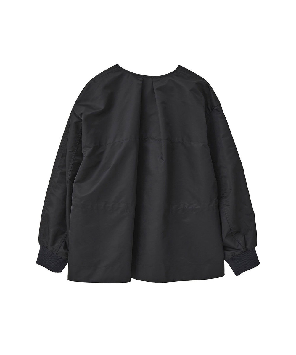 1er Arrondissement ナイロンサテンブルゾン ブラック