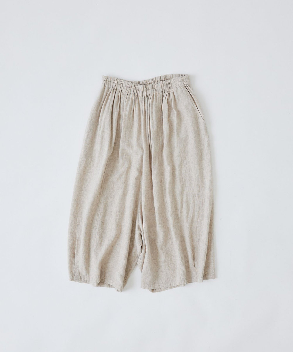 congés payés ADIEU TRISTESSE 【FAVE】シャーリングワイドサルエルパンツ ストライプ