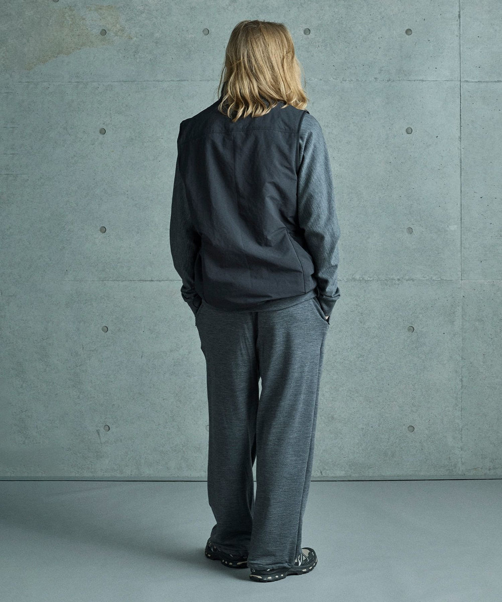 MEN'S BIGI CUBETEX中綿入りベスト ブラック