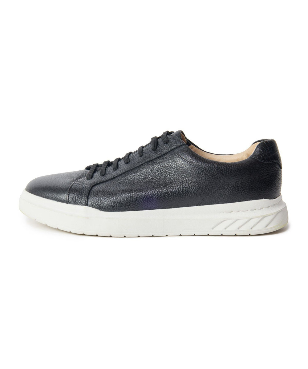 MEN'S BIGI 【MODELLO/モデロ】GORETEX 別注 レザースニーカー＜防水・抗菌・抗ウイルス加工・抗カビ・防臭・消臭＞ ブラック