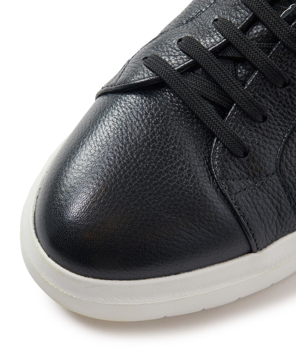 MEN'S BIGI 【MODELLO/モデロ】GORETEX 別注 レザースニーカー＜防水・抗菌・抗ウイルス加工・抗カビ・防臭・消臭＞ ブラック