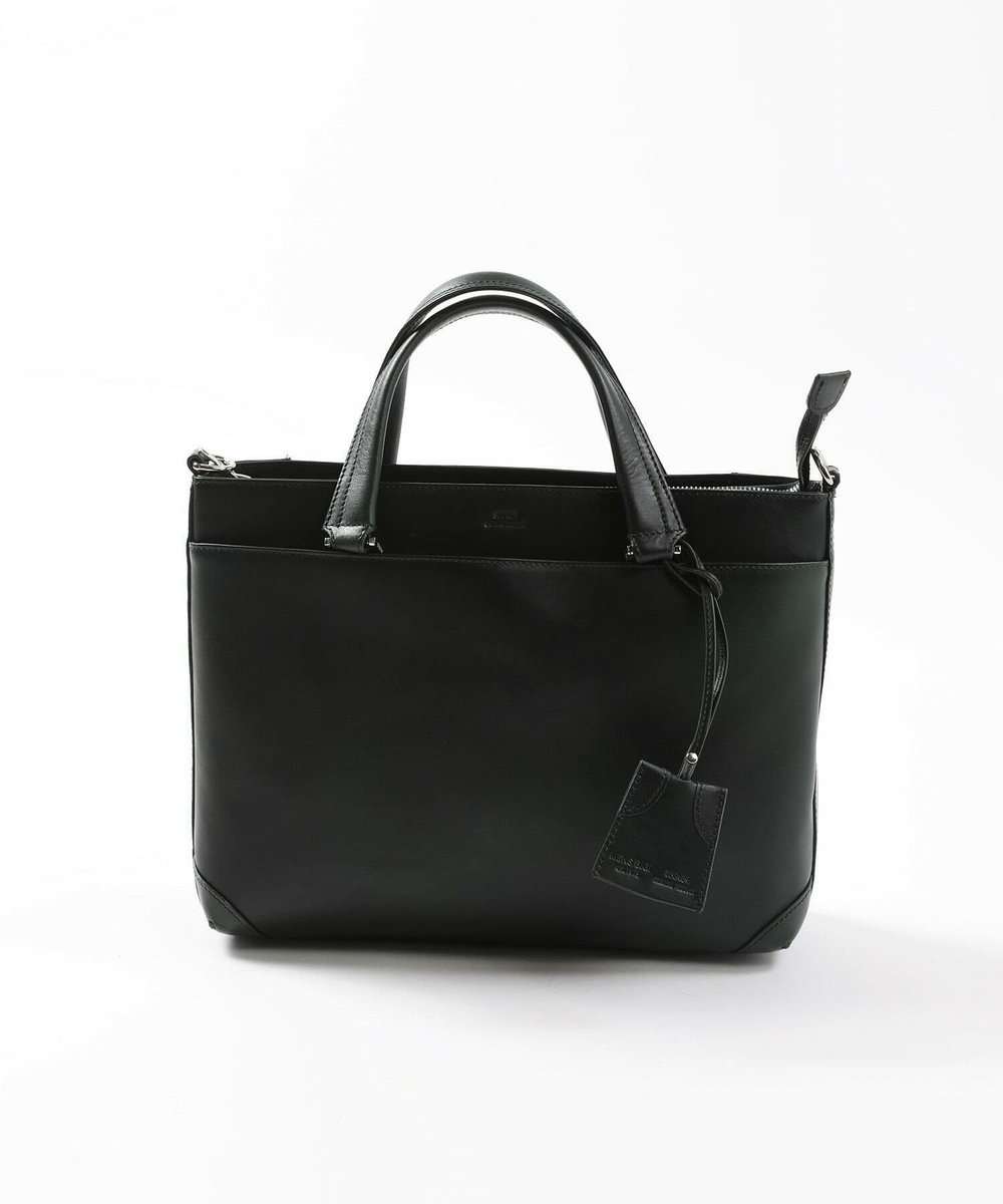 MEN'S BIGI 【SEEKER/シーカー】別注ムラレザー2WAYブリーフケース グリーン